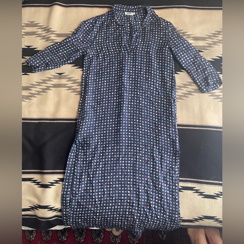 Sleepy Jones Kaftan 100%Silk Size Small